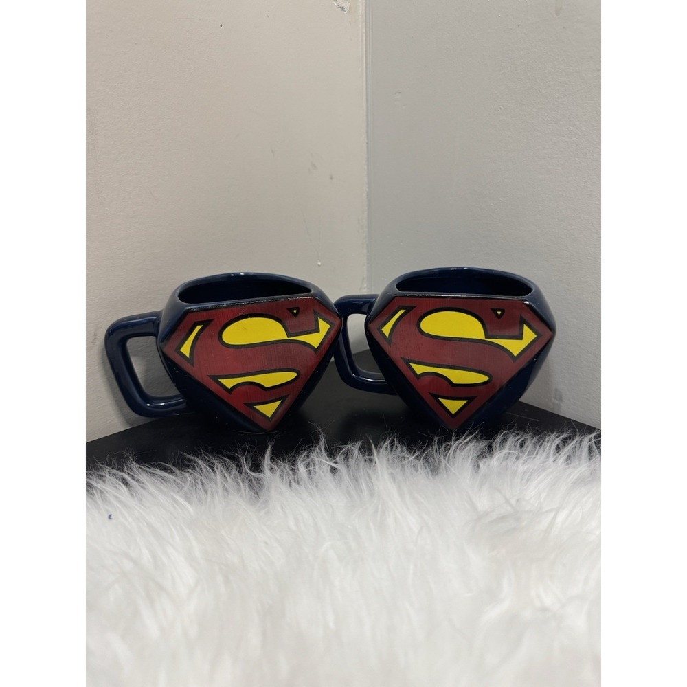 DC COMICS SUPERMAN MUG BLUE WITH LOGO LO2 COLLECTION